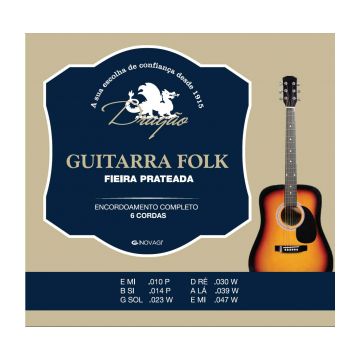 Preview of Drag&atilde;o D047 Guitarra Folk Silver wound