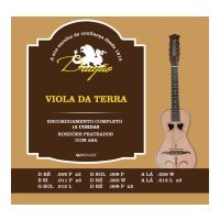 Thumbnail van Drag&atilde;o D068 Viola de Terra  silverplated