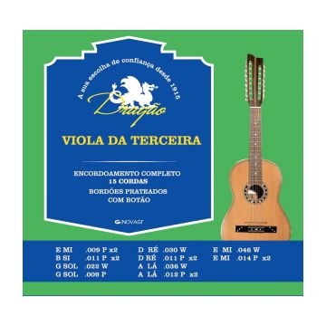 Preview of Drag&atilde;o D069 Viola de Terceira  Silver-plated