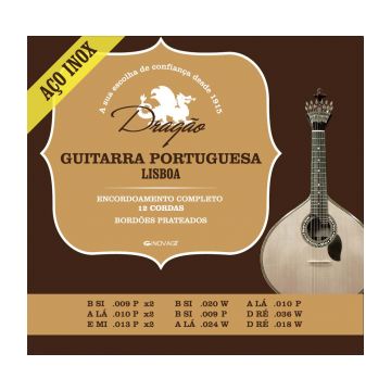 Preview of Drag&atilde;o D073 Guitarra Portuguesa  Lisboa Scale Stainless
