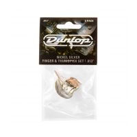Thumbnail of Dunlop 33P.013 Nickel Silver Finger &amp; Thumbpick 0.13mm