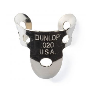 Preview of Dunlop 33P.020 Nickel Silver Finger &amp; Thumbpick 0.20mm