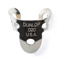 Thumbnail van Dunlop 33P.020 Nickel Silver Finger &amp; Thumbpick 0.20mm