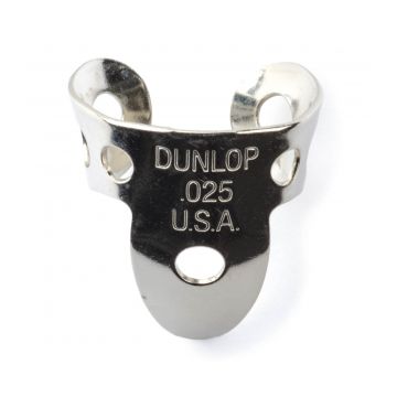 Preview of Dunlop 33P.025 Nickel Silver Finger &amp; Thumbpick 0.25mm