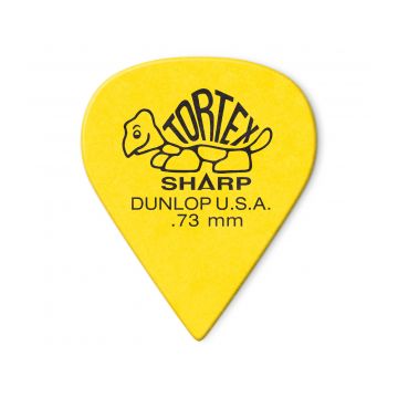 Preview of Dunlop 412R.73 Tortex Sharp Yellow 0.73mm