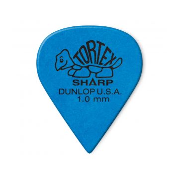 Preview of Dunlop 412R1.0 Tortex Sharp Blue 1.0mm