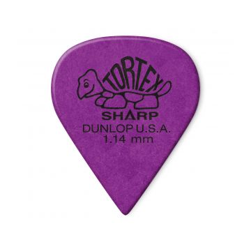 Preview of Dunlop 412R1.14 Tortex Sharp Purple 1.14mm
