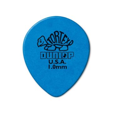 Preview of Dunlop 413R100 TORTEX&reg; TEARDROP Blue 1.0mm