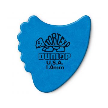 Preview of Dunlop 414R1.0 Tortex Fin Blue 1.0mm