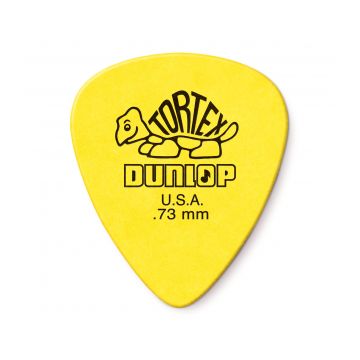 Preview of Dunlop 418R.73 Tortex Standard Yellow 0.73mm