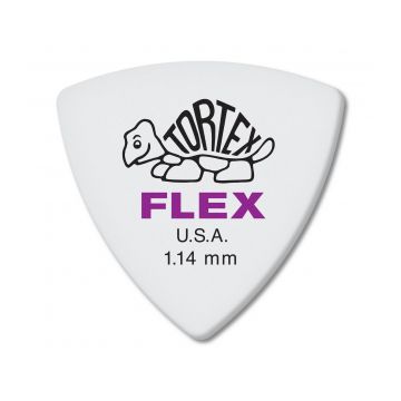 Preview of Dunlop 456R1.14 Tortex Flex Triangle Purple 1.14mm
