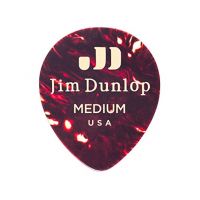 Thumbnail van Dunlop 485P05MD Genuine Celluloid Teardrop Shell Medium 0.88mm
