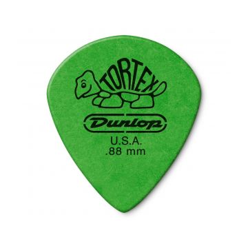 Preview van Dunlop 498R.88 Tortex Jazz III XL Green 0.88mm