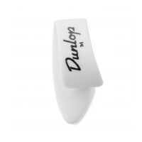 Thumbnail van Dunlop 9012R Thumbpicks Medium Leftie White Plastic