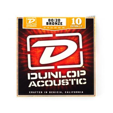 Preview of Dunlop DAB1048. Acoustic 80/20 Bronze - Extra Light