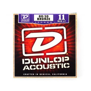 Preview van Dunlop DAB1152. Acoustic 80/20 Bronze - Medium Light