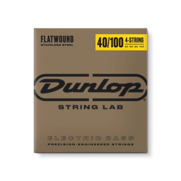 Preview of Dunlop DBFS40100 Light Super Bright stainless Flatwound
