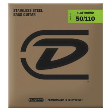 Preview van Dunlop DBFS50110 Stainless Steel Flatwound 50-110