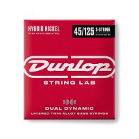 Thumbnail van Dunlop DBHYN45125  DUAL DYNAMIC HYBRID NICKEL BASS STRINGS 45-125