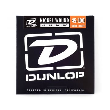Preview van Dunlop DBN45100 Medium Light Nickel Plated