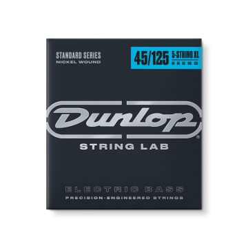 Preview of Dunlop DBN45125XL STANDARD SERIES NICKEL WOUND EXTRA LONG SCALE BASS STRINGS 45-125 | 5-STRING