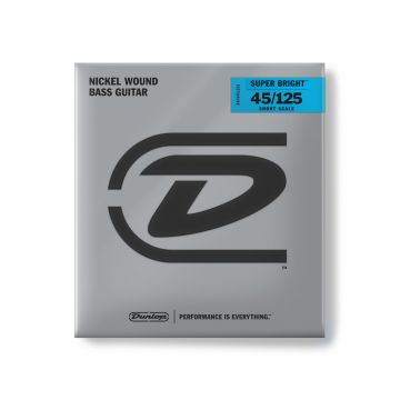Preview of Dunlop DBSBN45125S Short scale  Medium 5 (125) Super Bright Nickel