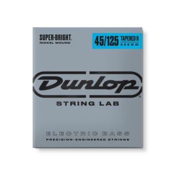 Preview of Dunlop DBSBN45125T SUPER BRIGHT NICKEL WOUND TAPERED BASS STRINGS 45-125 | 5-STRING