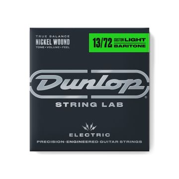 Preview of Dunlop DEN1372  NICKEL WOUND ELECTRIC BARITONE GUITAR STRINGS 13-72