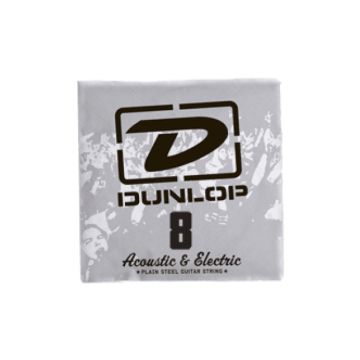Preview van Dunlop DPS08 Plain steel Electric or Acoustic