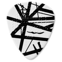 Thumbnail of Dunlop EVHR03 EVH&reg; WHITE WITH BLACK STRIPES PICK