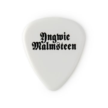 Preview of Dunlop YJMR01WH YNGWIE MALMSTEEN  Delrin 500 White 1.5mm