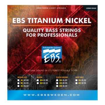 Preview van EBS Sweden TN-HB4 Northern Light Titanium Nickel, Heavy