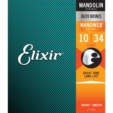 Preview van Elixir 11500 Nanoweb Mandolin Light