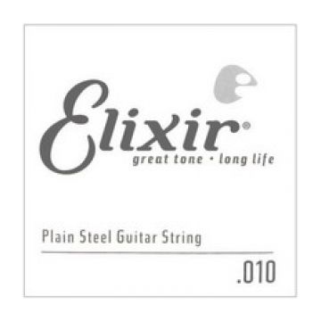 Preview of Elixir 13010 .010 Plain steal - Electric or Acoustic