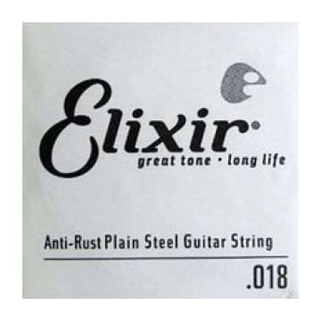 Preview van Elixir 13018 .018 Plain steel - Electric or Acoustic
