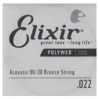 Thumbnail of Elixir 13122 Polyweb .022 Round Wound 80/20 Bronze Acoustic guitar