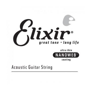 Preview van Elixir 14122 nanoweb 022 wound Acoustic guitar phosphor bronze