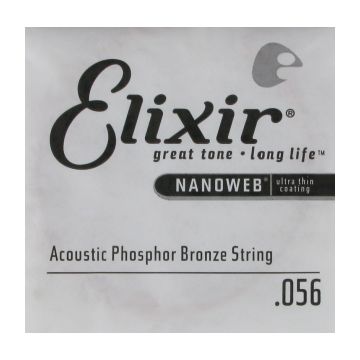 Preview van Elixir 14156 nanoweb 056 wound Acoustic guitar phosphor bronze