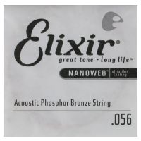 Thumbnail of Elixir 14156 nanoweb 056 wound Acoustic guitar phosphor bronze