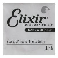 Thumbnail of Elixir 14156 nanoweb 056 wound Acoustic guitar phosphor bronze