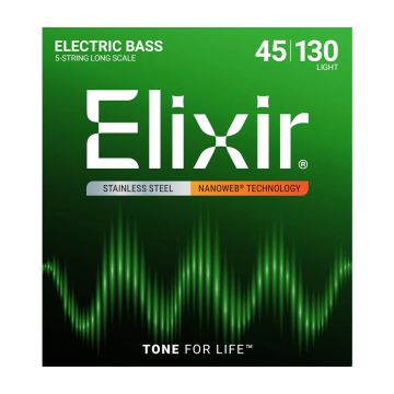 Preview of Elixir 14777 Nanoweb stainless steel Longscale Light-B