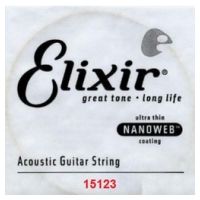 Thumbnail of Elixir 15123 Nanoweb 023 wound Acoustic guitar 80/20 bronze