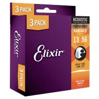 Thumbnail of Elixir 16102 - 3 pack Nanoweb Medium 16546