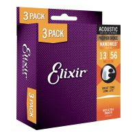 Thumbnail of Elixir 16102 - 3 pack Nanoweb Medium 16546