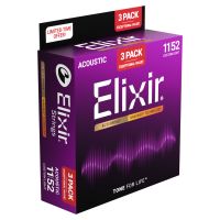 Thumbnail of Elixir 16564 - 3 pack Nanoweb 80/20 Custom light 11027