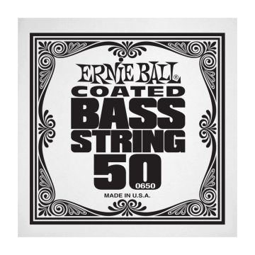 Preview van Ernie Ball 0650  Coated Nickel Wound Electric Bass String Single .050