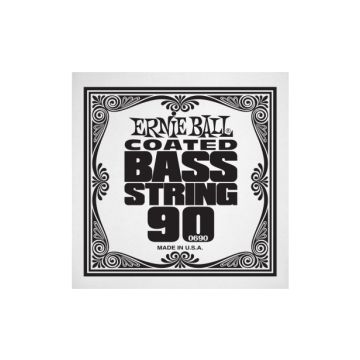 Preview of Ernie Ball 0690 Coated Nickel Wound Electric Bass String Single  .090