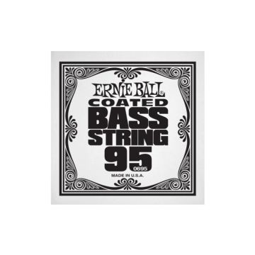 Preview of Ernie Ball 0695 Coated Nickel Wound Electric Bass String Single  .095