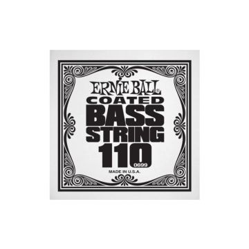 Preview of Ernie Ball 0699 Coated Nickel Wound Electric Bass String Single .110