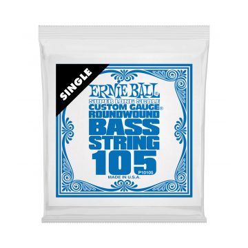 Preview of Ernie Ball 10105 SUPER LONG SCALE Nickel Wound Electric Bass String Single .105